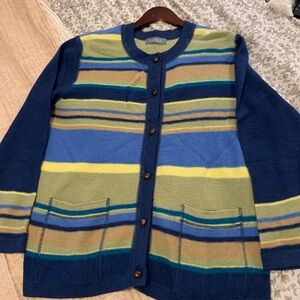 Koret Navy and Olive Cardigan